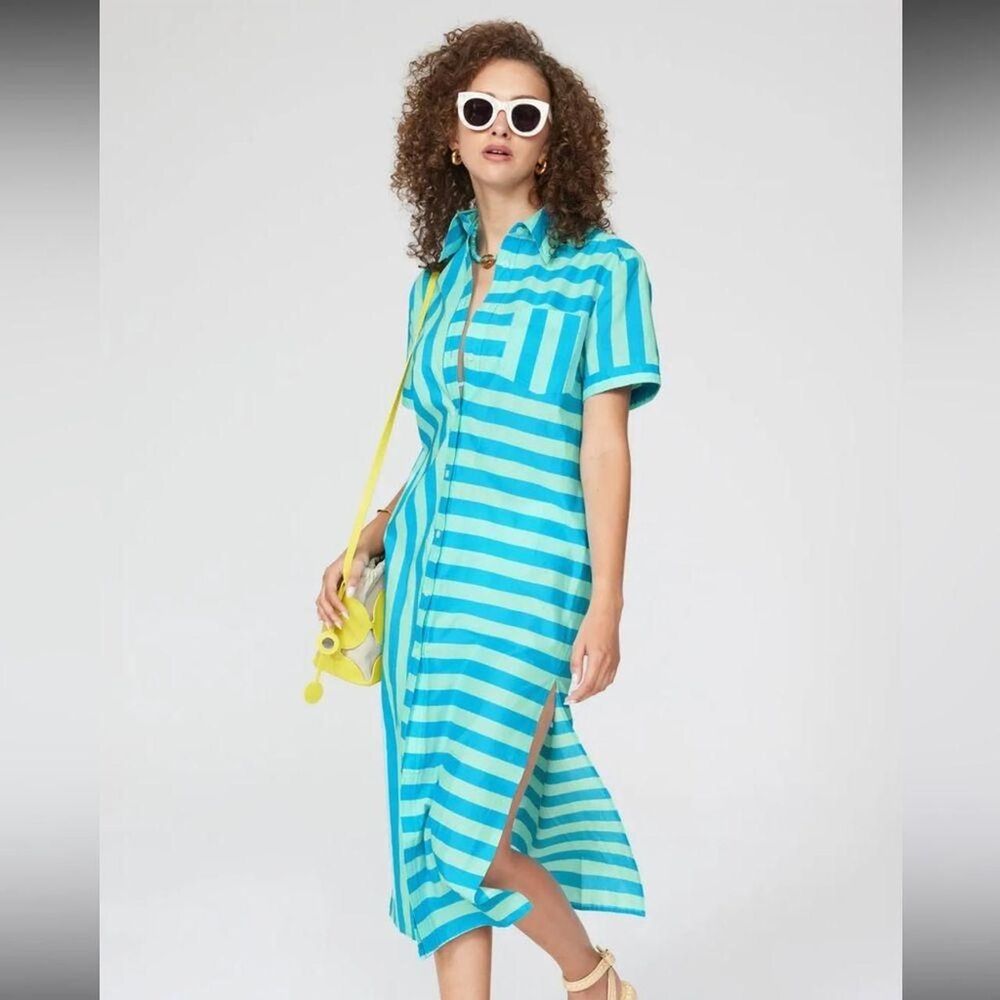 Solid & Striped Oxford Tunic Maxi